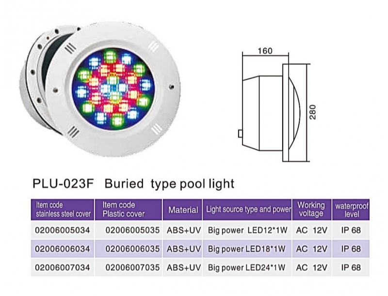 ĐÈN HỒ BƠI PLU-023F