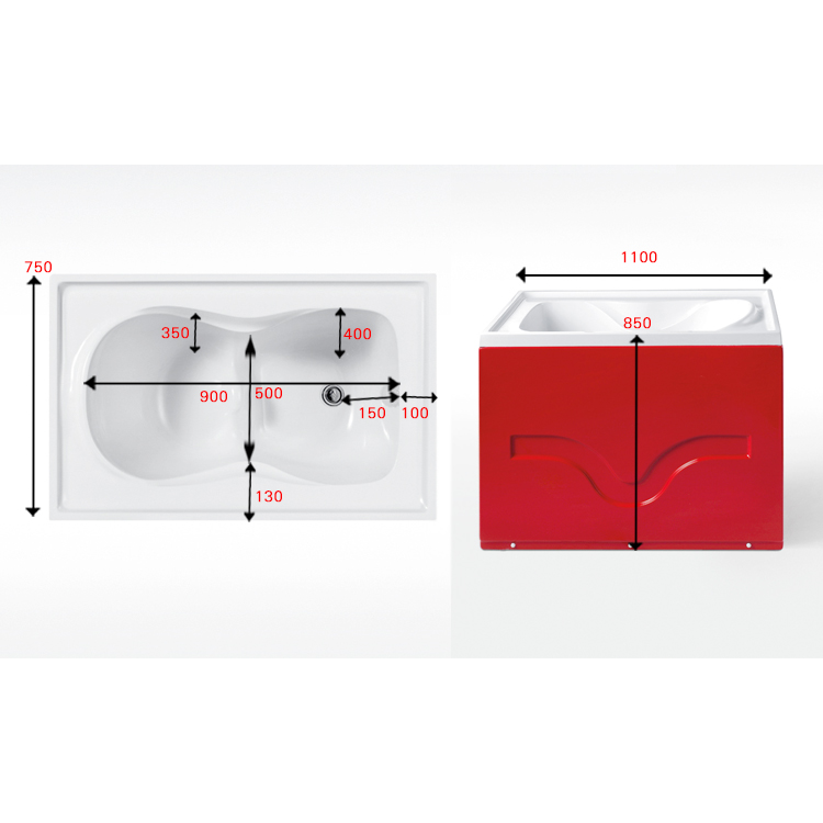 BỒN TẮM TRÁNG TRẺ EM KW-750