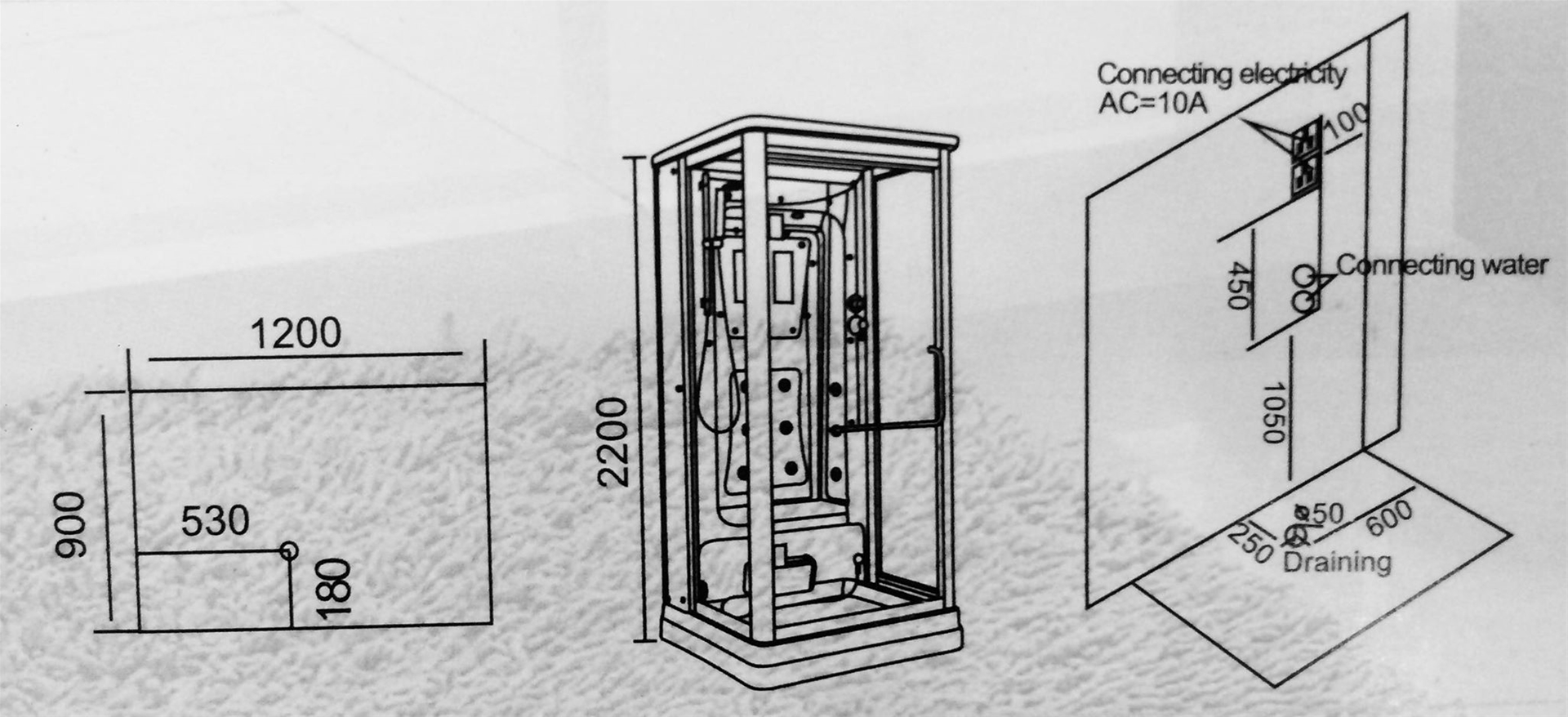 PHÒNG TẮM XÔNG HƠI DAROS HT-18