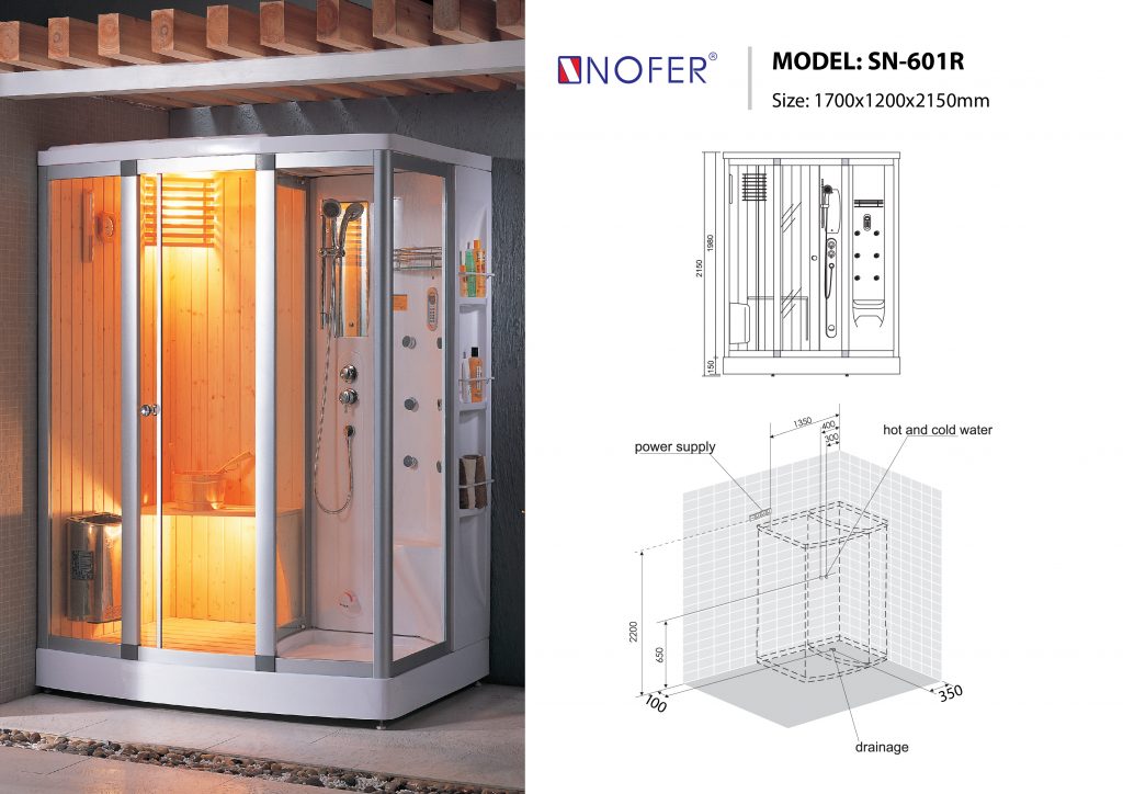 PHÒNG XÔNG HƠI KẾT HỢP NOFER SN-601