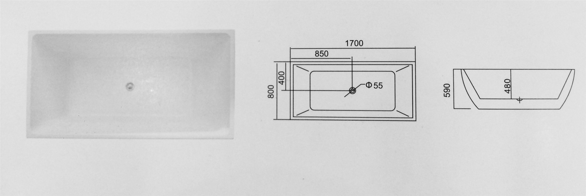 BỒN TẮM NGHỆ THUẬT DAROS HT-67