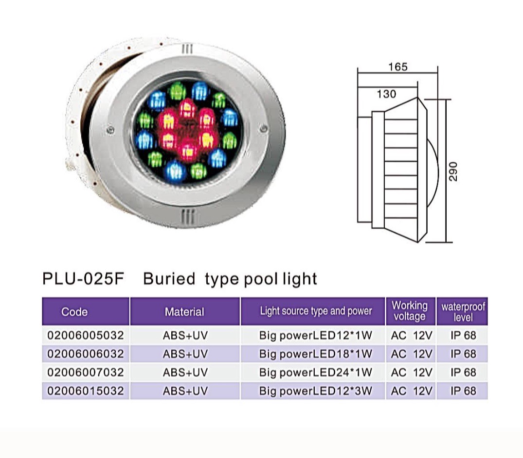 ĐÈN HỒ BƠI PLU-025F